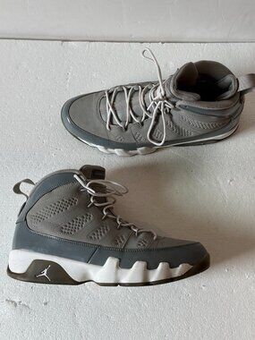Nike Air Jordan 9 Retro 2012 "Cool Grey" - Mens Size 9.5 Nubuck / Patent Leather